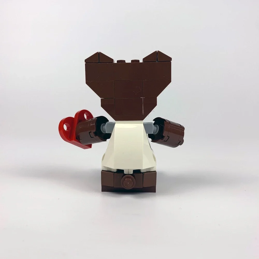 LEGO In Store Adult Valentines Teddy Bear Build 2020 Brown Bear Heart 67‎ pcs.